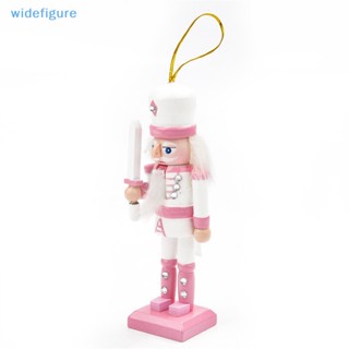 Widefigure ตุ๊กตาการ์ตูนทหารวอลนัท แครกเกอร์ สีชมพู 12 ซม. สําหรับตกแต่งโต๊ะ