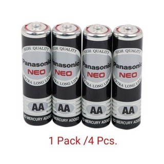 ถ่าน Panasonic NEO AA (สีดำ) (x4)