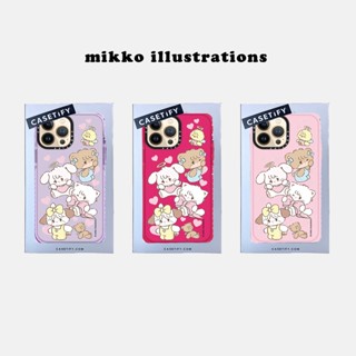 Casetify เคสโทรศัพท์มือถือ TPU นิ่ม พิมพ์ลายตัวอักษร mikko สําหรับ IPhone 14 13 12 11 Pro MAX Mini XS MAX XR X SE 6 6S 7 8 Plus