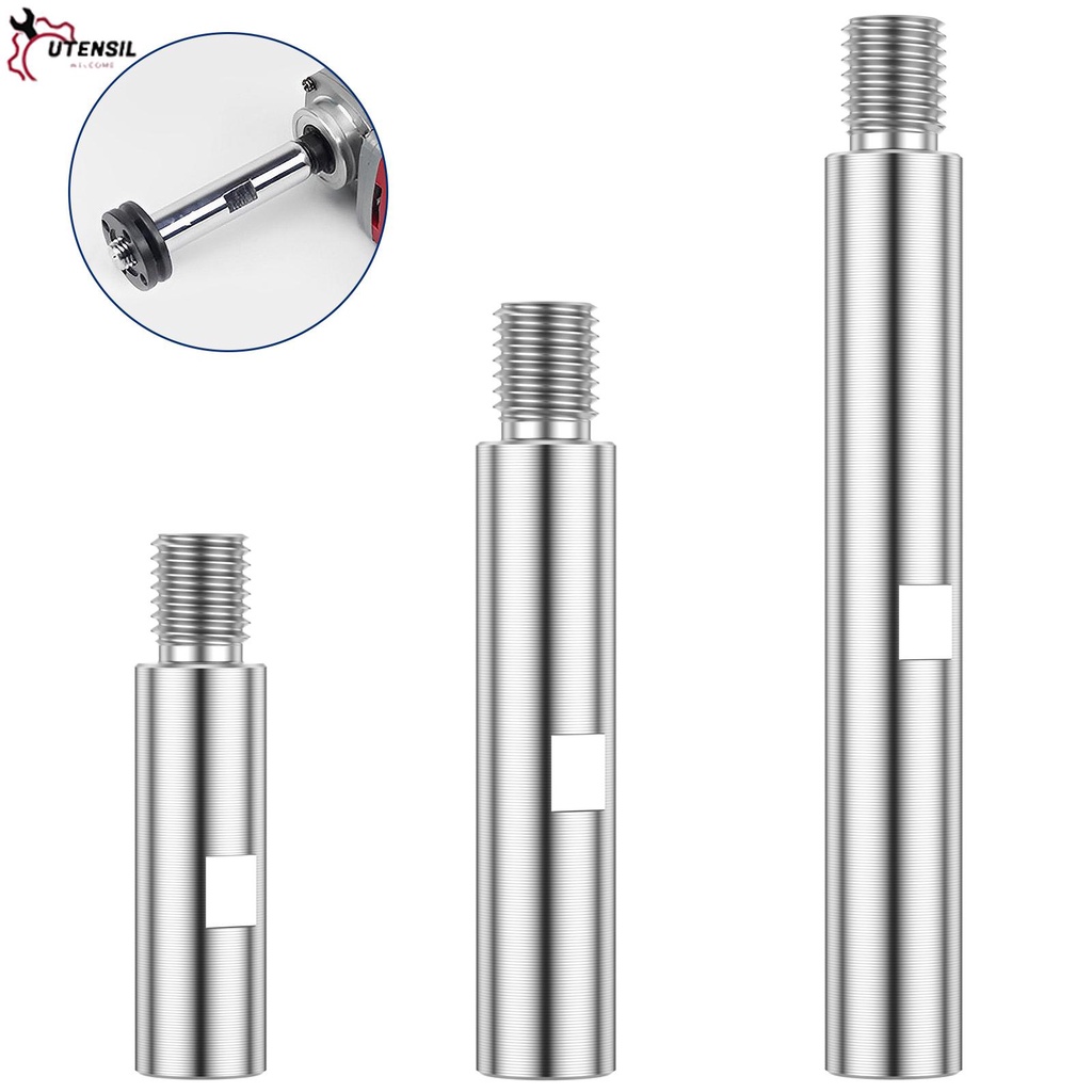 [3 ชิ้น]เครื่องบดมุม ก้านต่อลูกหมู 75/100/140mm M14 อลูมิเนียม อะแดปเตอร์ด้ายแผ่นขัดการเชื่อมต่อก้านขัดอุปกรณ์เสริม