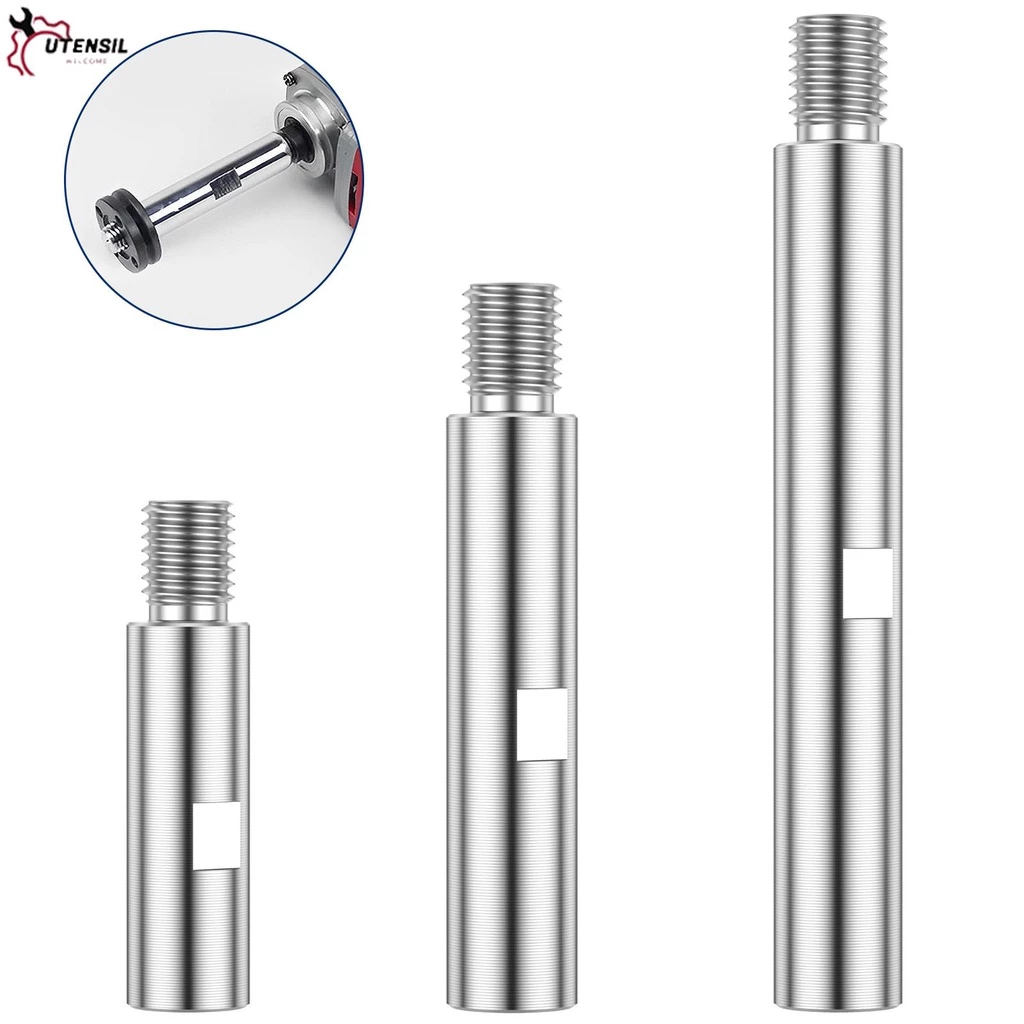[3 ชิ้น]เครื่องบดมุม ก้านต่อลูกหมู 75/100/140mm M14 อลูมิเนียม อะแดปเตอร์ด้ายแผ่นขัดการเชื่อมต่อก้านขัดอุปกรณ์เสริม