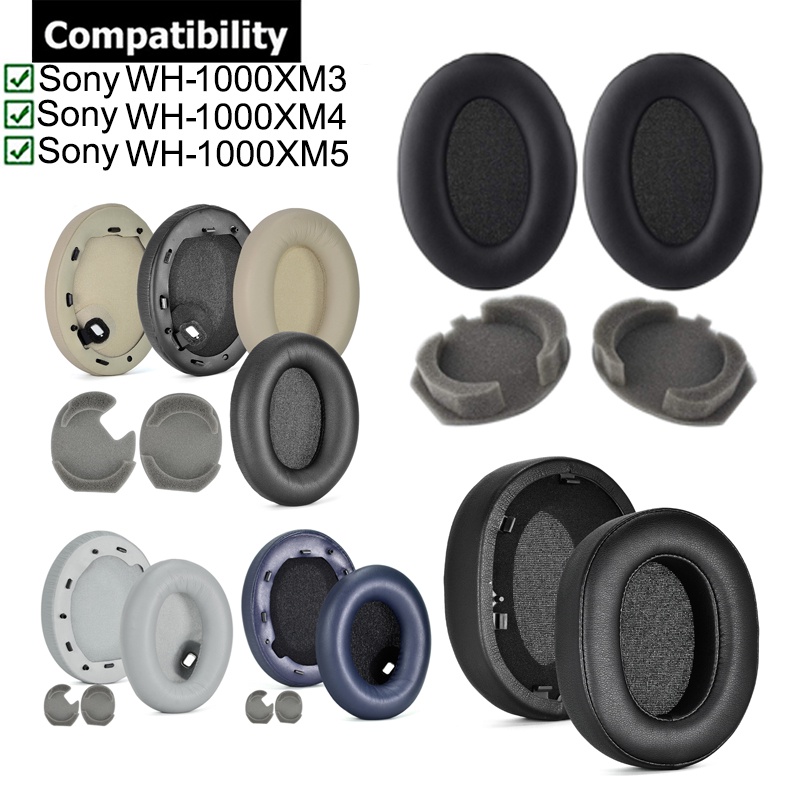 ฟองน้ําครอบหูฟัง สําหรับ Sony WH-1000XM5 1000XM4 1000XM3 1 คู่
