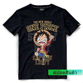 เสื้อยืดแขนสั้นเสื้อยืดวันพีช One Piece LUFFY-969 (มี 3 สี)S-5XL