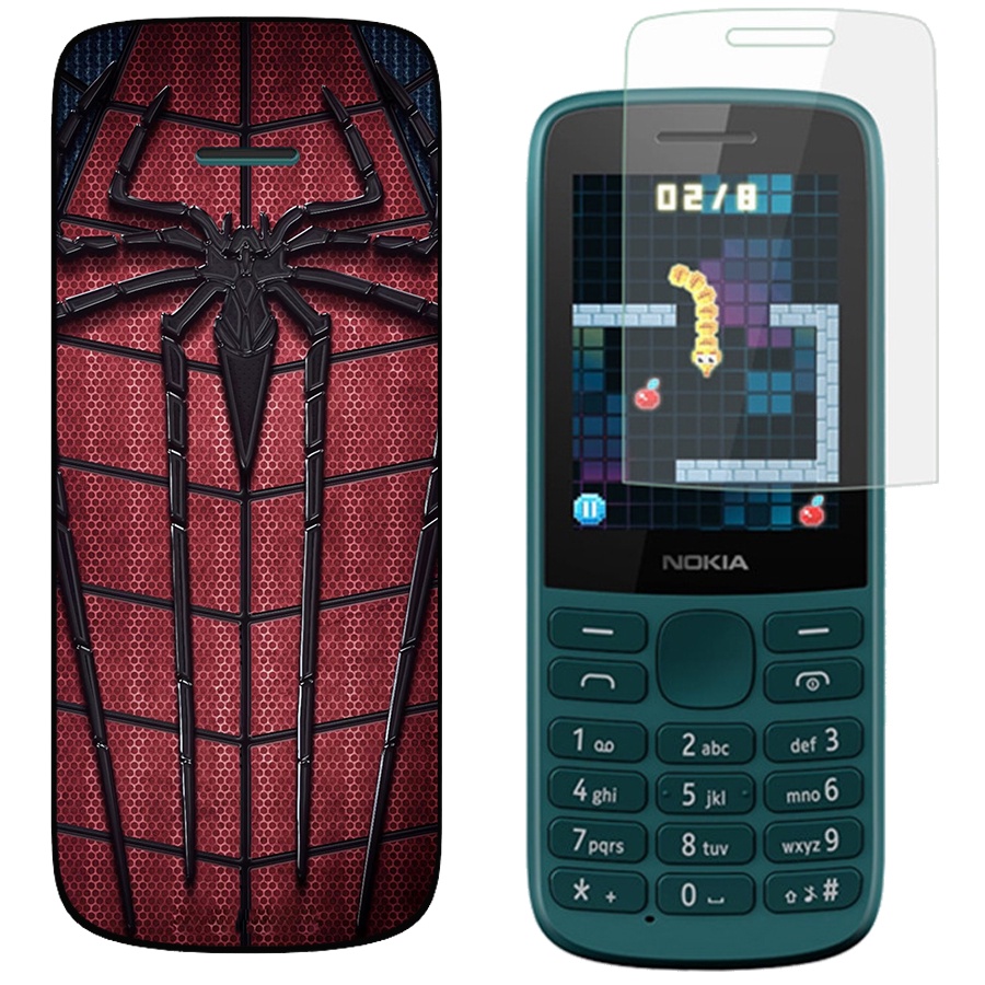 ฟิล์มกันรอยหน้าจอ แบบนิ่ม ลาย The Avengers Spider Man Nokia 215 4G TA-1278