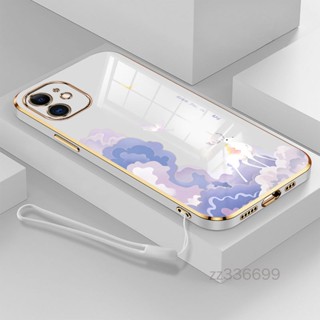 เคส iphone 11 iphone 11 pro iphone 11 pro max iphone xs max เคสโทรศัพท์ กวางน่ารัก ซิลิโคน สวย เคสโทรศัพท์ ส่งสายคล้อง