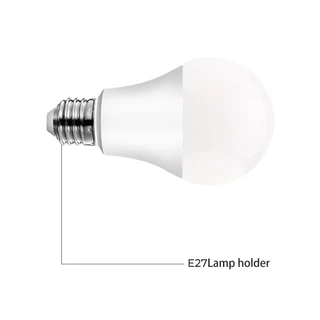 Tuya หลอดไฟ RGB+2700-6500 ขั้ว E27 Zigbee เปิดปิด เปลี่ยนสี ตั้งเวลา ปรับความสว่างผ่านแอป รองรับ Google Home, Alexa