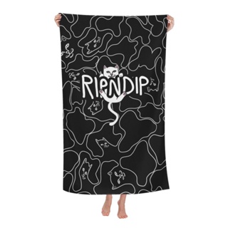 Ripndip ผ้าขนหนูไมโครไฟเบอร์ ผ้าขนหนูอาบน้ํา Unisex ดูดซับน้ํา ผ้าขนหนูอาบน้ํา ขนาดมาตรฐาน 80x130 ซม.