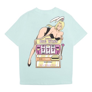 เสื้อยืดแขนสั้นเสื้อยืด พิมพ์ลายอนิเมะ Kizaru Naruto TSUNADE GOD OF GAMBLER สําหรับผู้ชายS-5XL