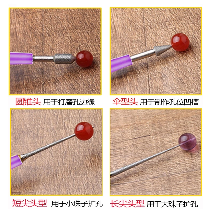 เข็มหยกคริสตัล ไข่มุก แฮนด์เมด Diy สําหรับทําเครื่องประดับ เข็ม thumbnail 3