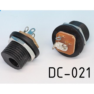 Dc021 ซ็อกเก็ตพาวเวอร์ DC พร้อมน็อต Type 5.8 Caliber 2.0 มม.