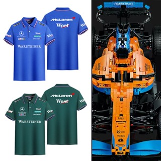 เสื้อโปโลแขนสั้น ลาย Mercedes-Benz Williams McKay Fleet F1 แฟชั่นฤดูร้อน คุณภาพสูง