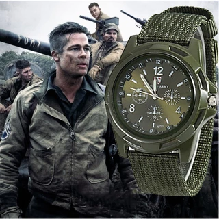 Fashion-Forward Mens Quartz Watch: สายไนลอนทนทานสําหรับ Active Lifestyles