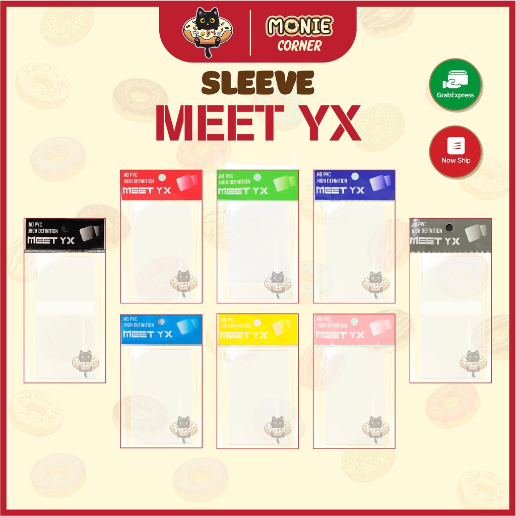 [จัดส่งด่วน] Meet/ Meet YX Sleeve ของแท้ ฝาครอบป้องกันสําหรับการ์ด/การ์ด/รูปถ่าย