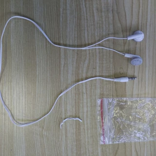 ชุดหูฟังแจ็คอินเอียร์ Mp3 3.5 มม. 60 ซม. คุณภาพสูง สีขาว สําหรับโทรศัพท์มือถือ