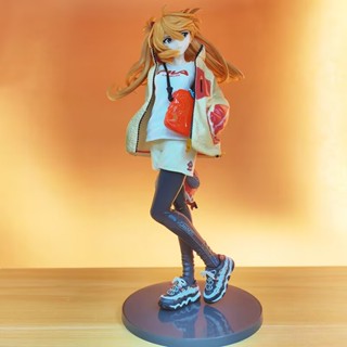 ฟิกเกอร์อนิเมะ Evangelion Asuka Langley Shikinami Ver. Radio โมเดลฟิกเกอร์ PVC EVA Part.2 Action Figurine ขนาด 25 ซม. ของเล่นสะสม