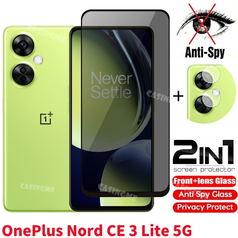 กระจกนิรภัยส่วนตัวสําหรับ OnePlus Nord CE 4 Anti-Spy คลุมทั้งหมดป้องกันหน้าจอ Anti Peek ฟิล์มความเป็นส่วนตัวสําหรับ OnePlus Nord CE 3 Lite NordCE 3Lite 4 Lite 4G 5G Anti Peek ฟิล์มความเป็นส่วนตัว