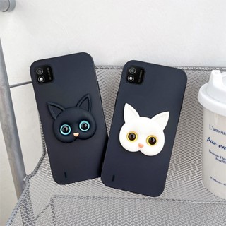 เคสโทรศัพท์มือถือ ซิลิโคน กันกระแทก ลายการ์ตูนแมวตลก สําหรับ Wiko Y50 Y51 Y52 Y60 Y61 Y62 Y70 Y80 Y81 Y82