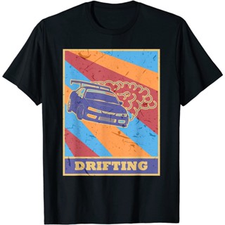 NEXแขนสั้นcrew neckเสื้อยืด ลาย JDM Car Street Racer Drifter สไตล์วินเทจ สําหรับผู้ใหญ่S-XXXXL