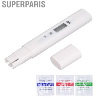 Superparis Water PH Tester  PH Meter Sensitive ABS High Accuracy  for Fish Tank