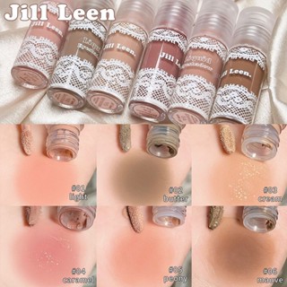 Jill LEEN อายแชโดว์เนื้อลิขวิด ประกายมุก คริสตัล สเตอริโอ พลาสติก เพิ่มความสว่าง และซ่อมแซม