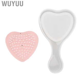 Wuyuu DIY Hairbrush Mold  Portable Safe Professional Flexible Silicone Hairbrush Mold Soft  for Home