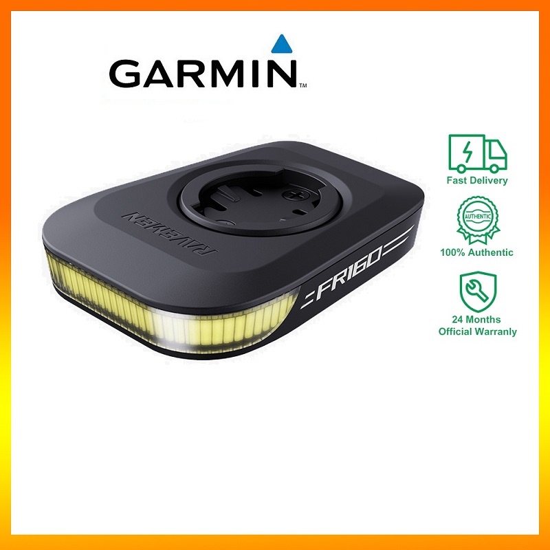 Ravemen FR160 (160 Lumens) จักรยานขี่จักรยาน USB ชาร์จด้านหน้า Garmin คอมพิวเตอร์ & Garmin Bike Mount Compatible