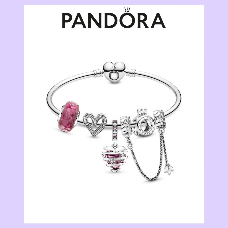 Pandora Yo-Yo My Heart ชุดสร้อยข้อมือ ของขวัญวันเกิดวันวาเลนไทน์