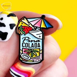 Mxbeauty เข็มกลัด รูปขวดค็อกเทล PINA COLADA ของขวัญ สําหรับผู้ชาย และผู้หญิง