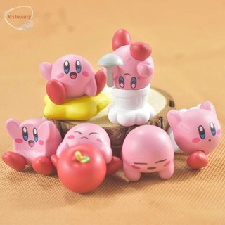 Mxbeauty ตุ๊กตาฟิกเกอร์การ์ตูน Kirby Star Kirby ขนาดเล็กของสะสมของสะสมสําหรับเด็ก