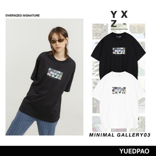 #ถูกสุด Yuedpao X Minmal Gallery 03 ยอดขาย No.1 รับประกันไม่ย้วย 2 ปี เสื้อยืดเปล่า เสื้อยืด d แขนสั้น Set Black&amp;White