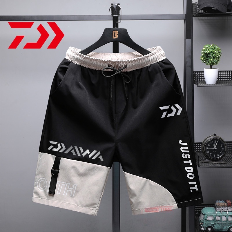 Daiwa กางเกงขาสั้น ลําลอง ระบายอากาศ แห้งเร็ว เหมาะกับการตกปลา เดินป่า ตกปลา เล่นกีฬากลางแจ้ง สําหรั