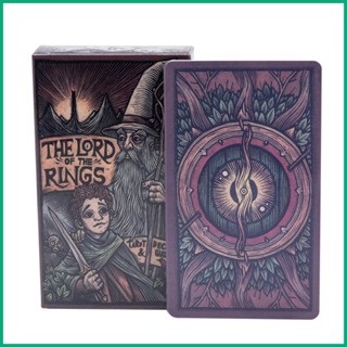 ไพ่ทาโรต์ The Lord Of The Rings Tarot Oracle ของเล่นสําหรับเด็ก