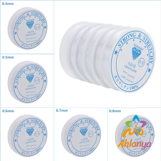Ahlanya DIY เส้นเอ็น เอ็นยืด เอ็นร้อย ลูกปัด 0.4, 0.5, 0.6, 0.7, 0.8MM Fish Line