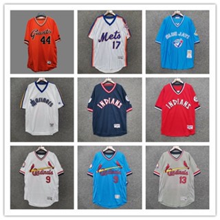 เสื้อกีฬาเบสบอล แขนสั้น ลายทาง Mlb สไตล์ฮิปฮอป อเมริกัน