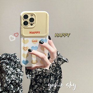 เคสโทรศัพท์มือถือ กันตก ป้องกัน ลายหัวใจ สไตล์เกาหลี สําหรับ Apple Iphone 14promax 13 11 14pro 13pro 14