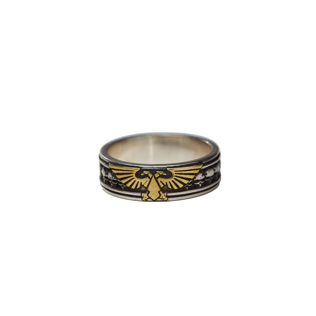 [Starfake Star Casting] Skyhawk Emblem Ring Warhammer 40K สินค้าเครื่องประดับเงินแหวนอินเทรนด์