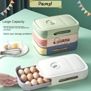 PDONY Drawer Type Egg Storage Box Creative Container Food Storage Organizer Dumpling Box Refrigerator Storage Boxes