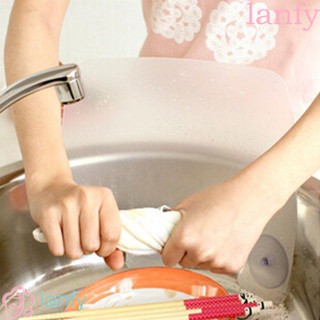 lanfy แผ่นพีวีซีป้องกันน้ํากระเด็นขณะล้างจาน