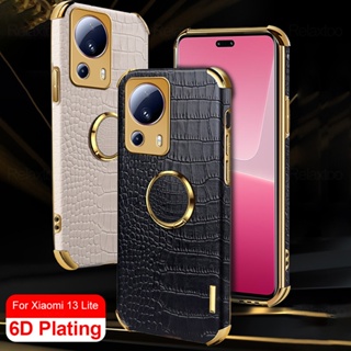 Crocodile Leather pattern Back Cover Phone Protection Case For Xiaomi 13 Lite Mi13 pro Redmi 12C 11A 4G