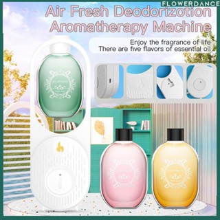 อัพเกรดห้องนอนเครื่องกระจายกลิ่นหอมอัตโนมัติ Air Fresh Aromatherapy Aromatherapy Machine เครื่องฟอกอากาศติดทนนานกลิ่นหอมระงับกลิ่นกาย Essential Oil Diffuser Flower