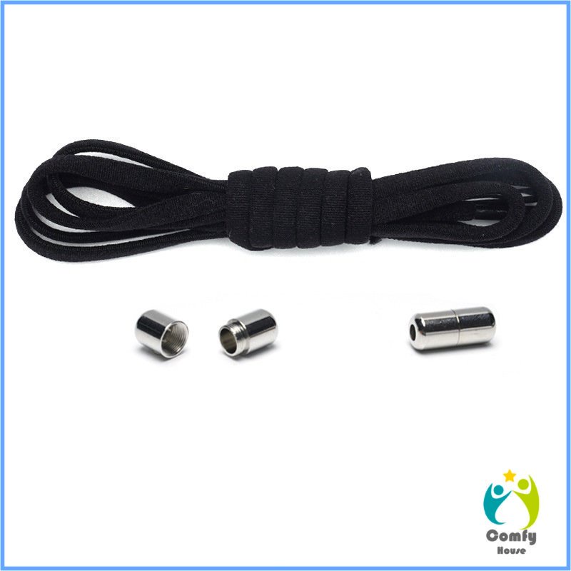 Comfy เชือกรองเท้า ไม่ต้องผูก สายยืดหยุ่นได้ดี Elastic metal shoelace buckle cover