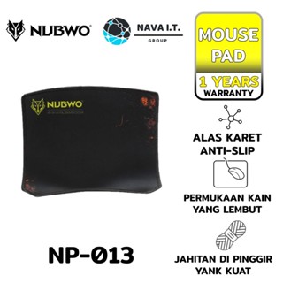 COINSคืน15%⚡FB9JMZV6⚡ NUBWO MOUSE PAD NP-013 BLACK รับประกัน 1ปี