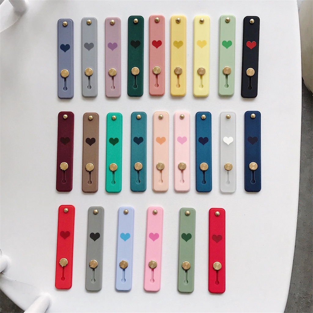 สีพื้น หัวใจ หัวใจ ซิลิโคน สากล แหวนนิ้ว ที่วางโทรศัพท์ สายรัดมือ ตัวยึด ตัวยึด เคสโทรศัพท์ เคสป้องกัน สายคล้อง เข้ากันได้กับ iphone เคสป้องกัน อุปกรณ์เสริม
