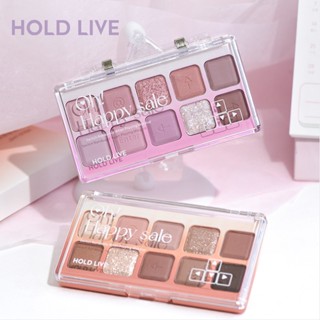 Hold LIVE อายแชโดว์พาเลทชิมเมอร์ เนื้อแมตต์ สีม่วงควัน