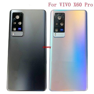 Ebe- เคสฝาหลังประตูด้านหลัง พร้อมโลโก้ แบบเปลี่ยน สําหรับ VIVO X60 Pro