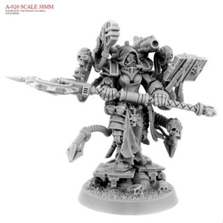 9.9 เหนื่อยมากโมเดลทหาร เรซิน Warhammer 40K 38 มม. สีขาว A-926