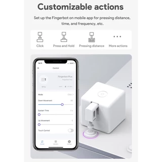 Adaprox สวิตช์แขนโรบอท Zigbee สำหรับกดเปิดปิดเครื่องใช้ไฟฟ้า ตั้งเวลาผ่านแอป สั่งเสียง Google Home,Alexa