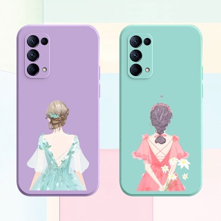 เคส OPPO Reno 3 เคส OPPO A91 เคส OPPO Reno 4 เคส OPPO Reno 5 เคส OPPO Reno 5Z เคส OPPO Reno 6Z เคสโทรศัพท์ ซิลิโคนเหลว เคสนิ่ม CSF_B1_A