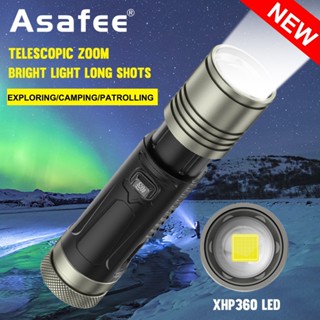 Asafee XHP360 ไฟฉาย LED W760A 2500LM 3 โหมด กันน้ํา IPX5