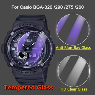 ฟิล์มกระจกนิรภัยกันรอยหน้าจอ สําหรับ Casio BGA-320 BGA 310 290 280 275 270 265 SmartWatch 9H Ultra